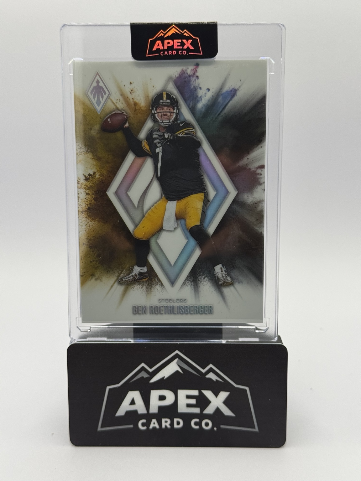 Ben Roethlisberger color burst style insert card