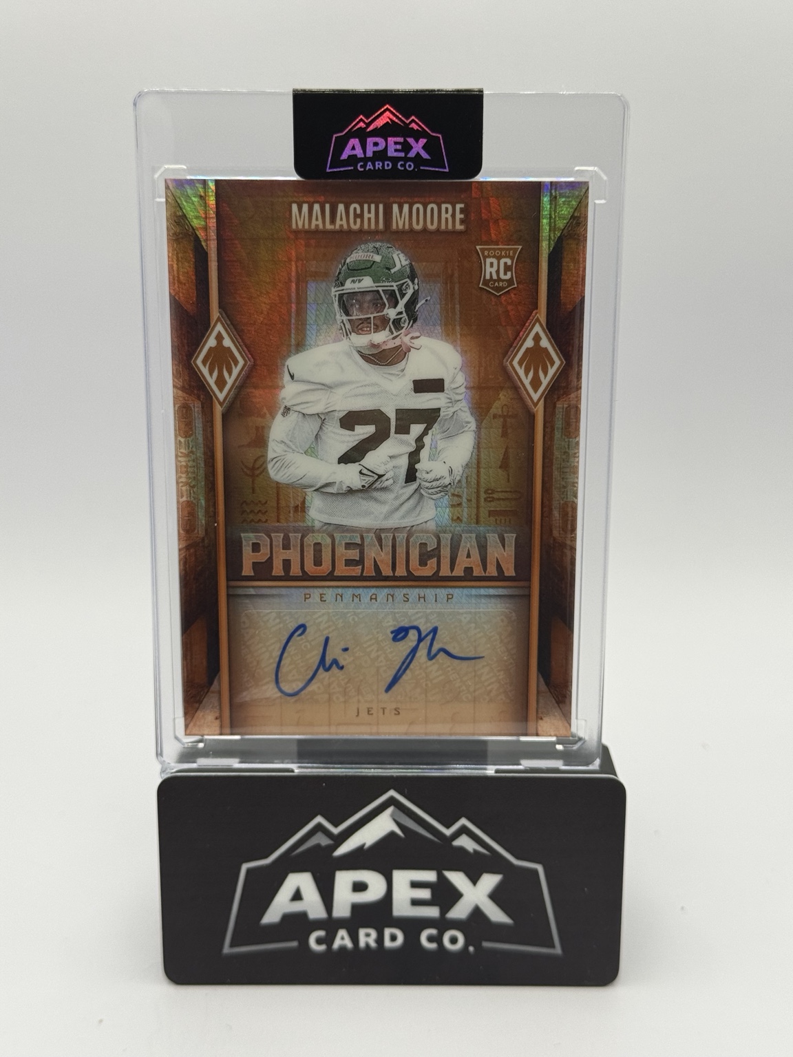 Malachi Moore Phoenician autograph card